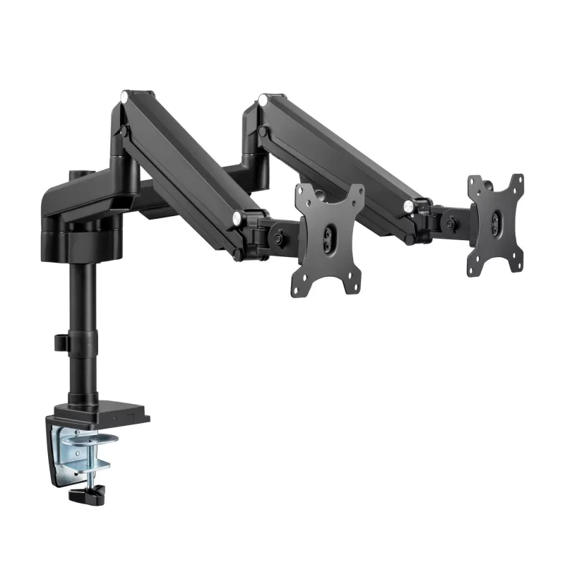 InLine stolový držiak s výškovým nastavením pre dva monitory do 82 cm (32