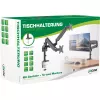 InLine stolový držiak s výškovým nastavením pre dva monitory do 82 cm (32