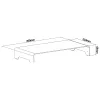 InLine monitor platforma hliník 63mm max. 10kg voľne stojaca strieborný 23175A
