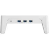 InLine Monitor Platform+, 2x USB 3.2 Gen1 a nabíjanie QC3, 80mm, max. 15kg