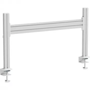 InLine 23181E slatwall stolový montážny panel hliník 1 m s 2 podperami 0,43 m