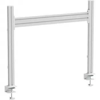 InLine 23181F slatwall stolový montážny panel hliník 1 m s 2 podperami 0,86 m