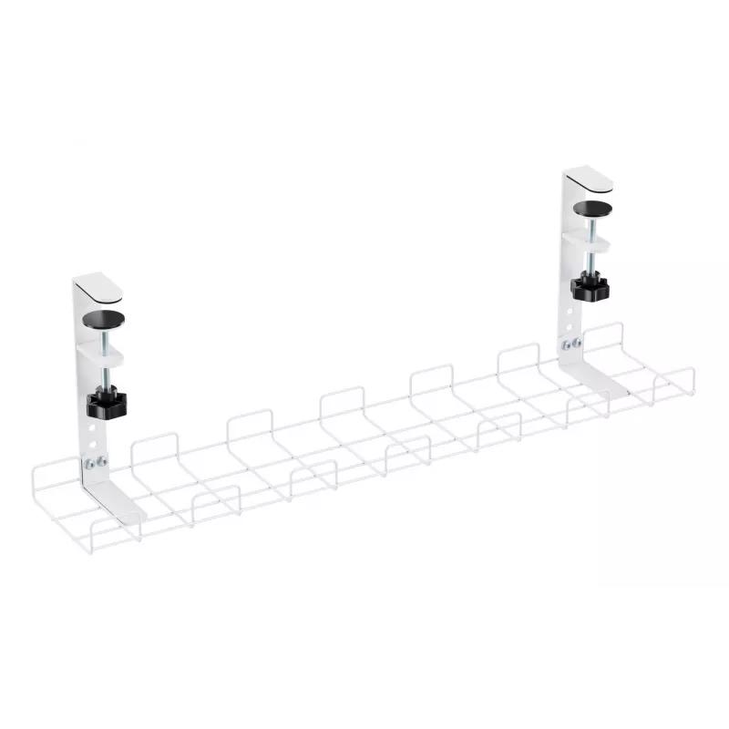 InLine 23190H Mriežka na správu káblov 60 cm na montáž pod stôl, biela