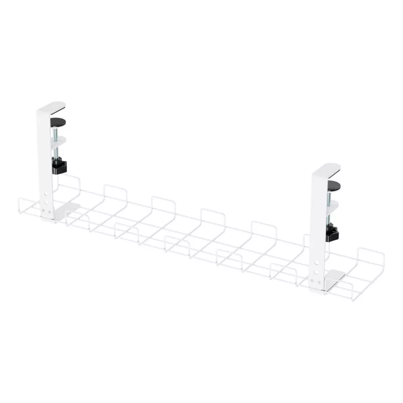 InLine 23190H Mriežka na správu káblov 60 cm na montáž pod stôl, biela