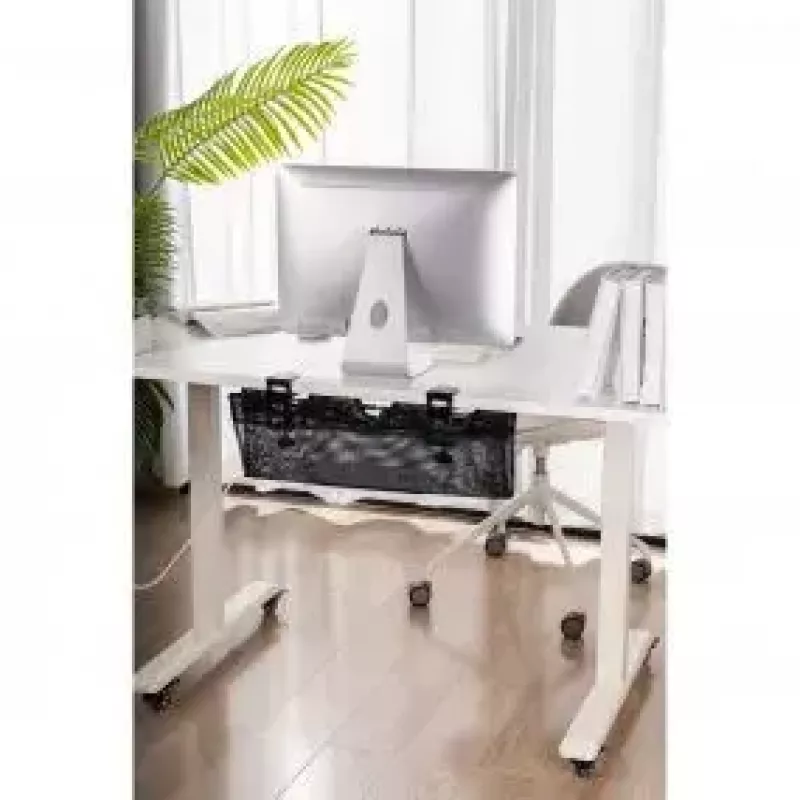 Káblový žľab InLine 23199B čierny podstolová úložná sieťka 610x240x390mm