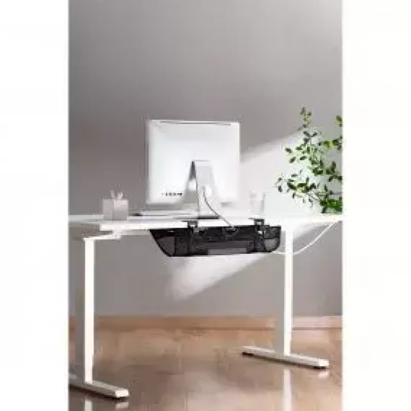 Káblový žľab InLine 23199B čierny podstolová úložná sieťka 610x240x390mm