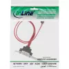 InLine 27902 eSATA slotová záslepka, eSATA konektor samica na interné SATA, 0,5 m