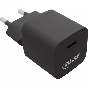 InLine USB nabíjačka Single USB-C, Power Delivery, PPS, 33W, čierna