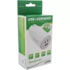 InLine USB PD napájací zdroj, GaN nabíjačka, 3-port, Dual-USB-C + USB-A, 65W, biela