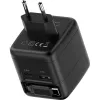 InLine USB napájací zdroj, 70 W, GaN, USB-C PD + USB-A QC, kábel 60 cm, čierny