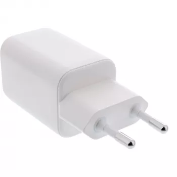 InLine USB napájací zdroj, nabíjačka USB-A + USB-C, 33W, PD + QC, biela