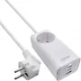 InLine USB napájací zdroj, GaN nabíjačka, 2x USB-C, 1x USB-A, PD 3.0, bezpečnostná zásuvka