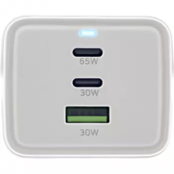 InLine USB napájací zdroj, GaN nabíjačka, 2x USB-C, 1x USB-A, PD 3.0, bezpečnostná zásuvka
