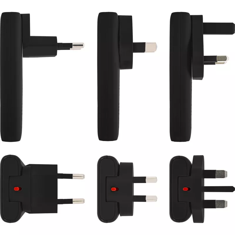 USB napájací zdroj nabíjačka InLine 31519B Dual USB-C 65W sieťový adaptér s dvoma USB-C konektormi
