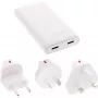 USB napájací zdroj InLine 31519C Dual USB-C 65W – Dual-USB-C konektory, 65 W celkový výkon