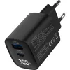 InLine USB PD napájací zdroj, GaN nabíjačka, 2 porty, USB-C + USB-A, 30W, s displejom