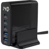 InLine USB PD napájací zdroj, GaN nabíjačka, 5-port, USB-C + USB-A, 140W, s displejom
