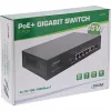 Neřízený switch InLine PoE+ Gigabit Network Switch 5 portov 4x PoE+ 1x SFP 1 Gb/s desktop