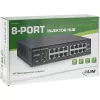 InLine PoE+ Gigabit Network Injector Hub 8 portov (8x PoE+), 1 Gb/s, 19