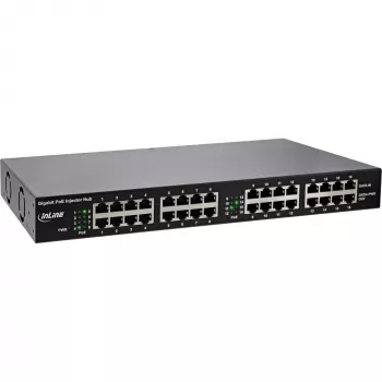 InLine PoE+ Gigabit Injector Hub 16 portov PoE+, 19