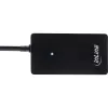InLine USB 2.0 4-portový hub, Type-A konektor samec na 4x Type-A konektor samica, čierny, 30 cm
