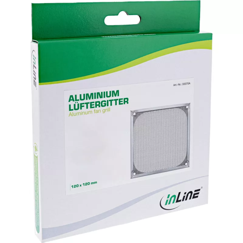 InLine mriežka ventilátora hliníkový filter InLine 33372A 140x140mm