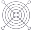 InLine mriežka ventilátora kovová pochrómovaná, 80x80 mm