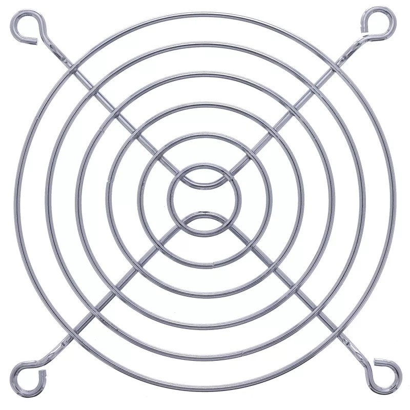 InLine ochranná mriežka ventilátora kovová pochrómovaná, 92x92mm