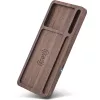 Organizér InLine WoodCharge s Qi nabíjacou plochou a USB napájacím zdrojom