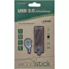 InLine USB 3.0 flash disk, orechové drevo, s kľúčenkou, 8 GB