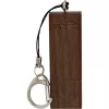InLine USB 3.0 flash disk, orechové drevo, s kľúčenkou, 128 GB