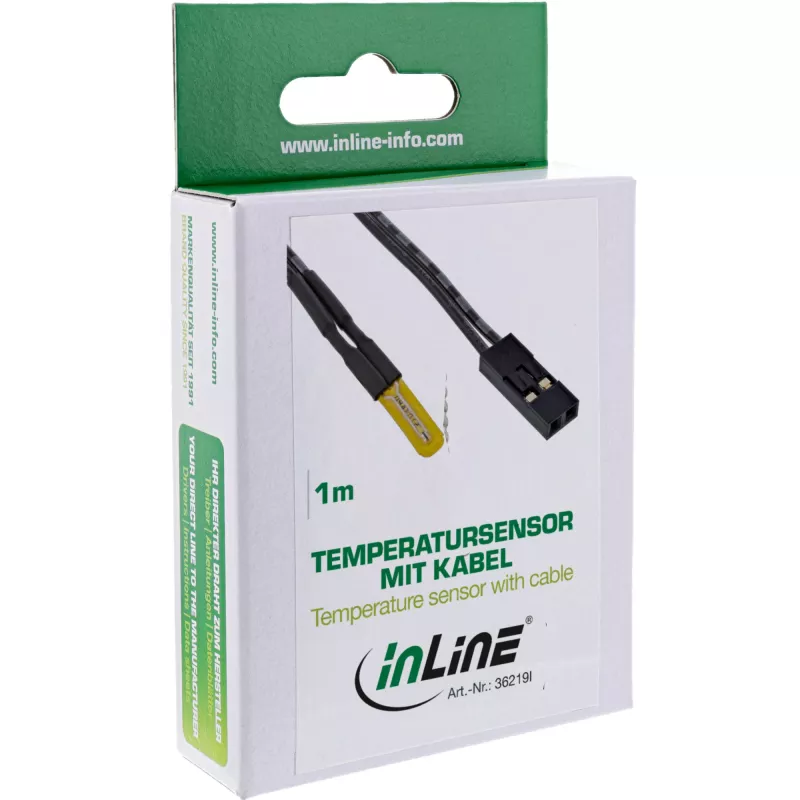 InLine teplotný senzor / sonda univerzálna 2-pólová s káblom 1 m