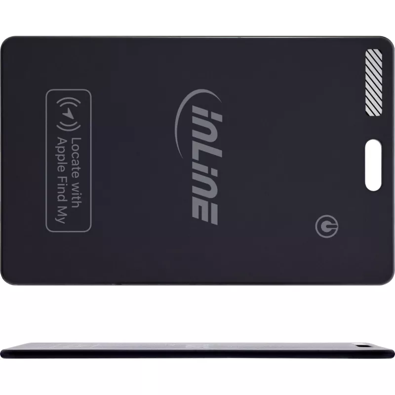 InLine 40080K GPS tracker/vyhľadávač univerzálny vyhľadávač smartcard čierny