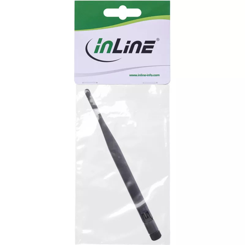 InLine WIFI gumená anténa pre AP a router R-SMA 5dBi
