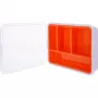 InLine Krabička na malé množstvá, 4 priehradky, 180x140x40mm, oranžová