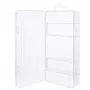 InLine Krabička na drobné diely, 5 priehradiek, 206x107x33mm, priehľadná