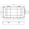 InLine Krabička na drobné diely, 5 priehradiek, 206x107x33mm, priehľadná