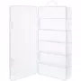InLine Krabička na drobné diely, 6 priehradiek, 206x107x33mm, priehľadná