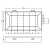 InLine Krabička na drobné diely, 6 priehradiek, 206x107x33mm, priehľadná