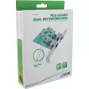 InLine 51126A Sieťová karta Dual 2,5 Gigabit, 2x RJ45, PCIe x1, vrátane LP držiaka