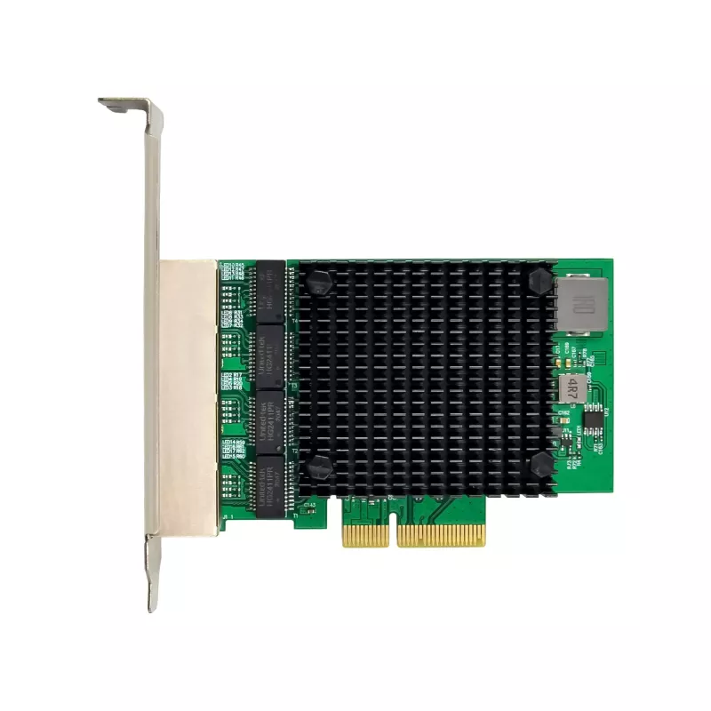 InLine Quad Gigabit sieťová karta, 4x RJ45 2,5 Gbit/s, PCIe x4, vrát. LP záslepky