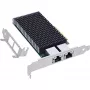 InLine Dual 10-Gigabit sieťová karta, 2x RJ45 10Gb/s, PCIe x8, vrát. LP držiaka