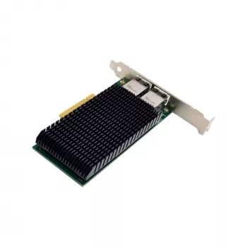 InLine Dual 10-Gigabit sieťová karta, 2x RJ45 10Gb/s, PCIe x8, vrát. LP držiaka
