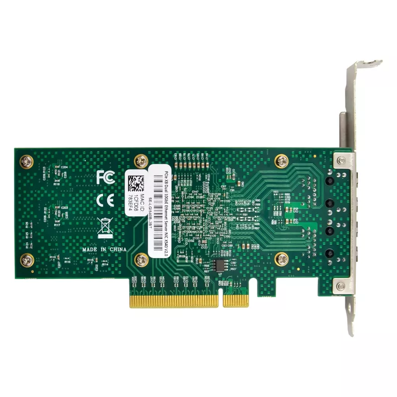InLine Dual 10-Gigabit sieťová karta, 2x RJ45 10Gb/s, PCIe x8, vrát. LP držiaka