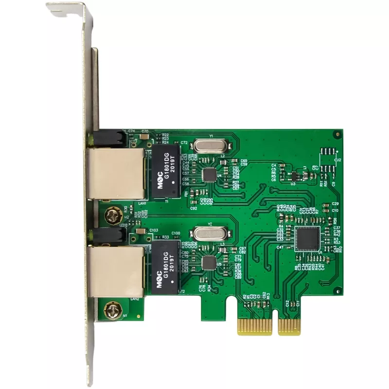 Sieťová karta InLine 51128K Dual Gigabit 2x RJ45 PCIe x1