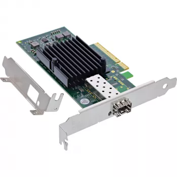 InLine 10 Gigabit sieťová karta, 1x SFP+, PCIe x8, vrát. Low-Profile záslepky