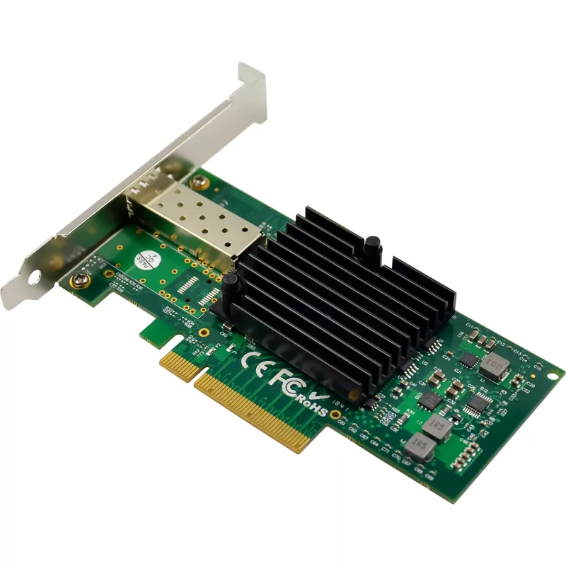 InLine 10 Gigabit sieťová karta, 1x SFP+, PCIe x8, vrát. Low-Profile záslepky