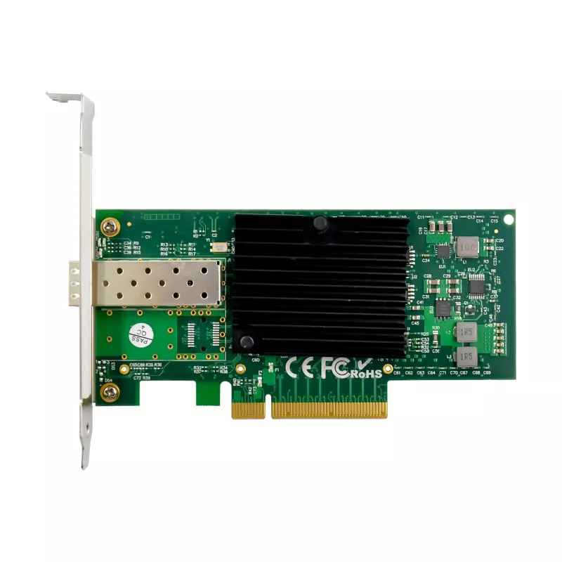 InLine 10 Gigabit sieťová karta, 1x SFP+, PCIe x8, vrát. Low-Profile záslepky