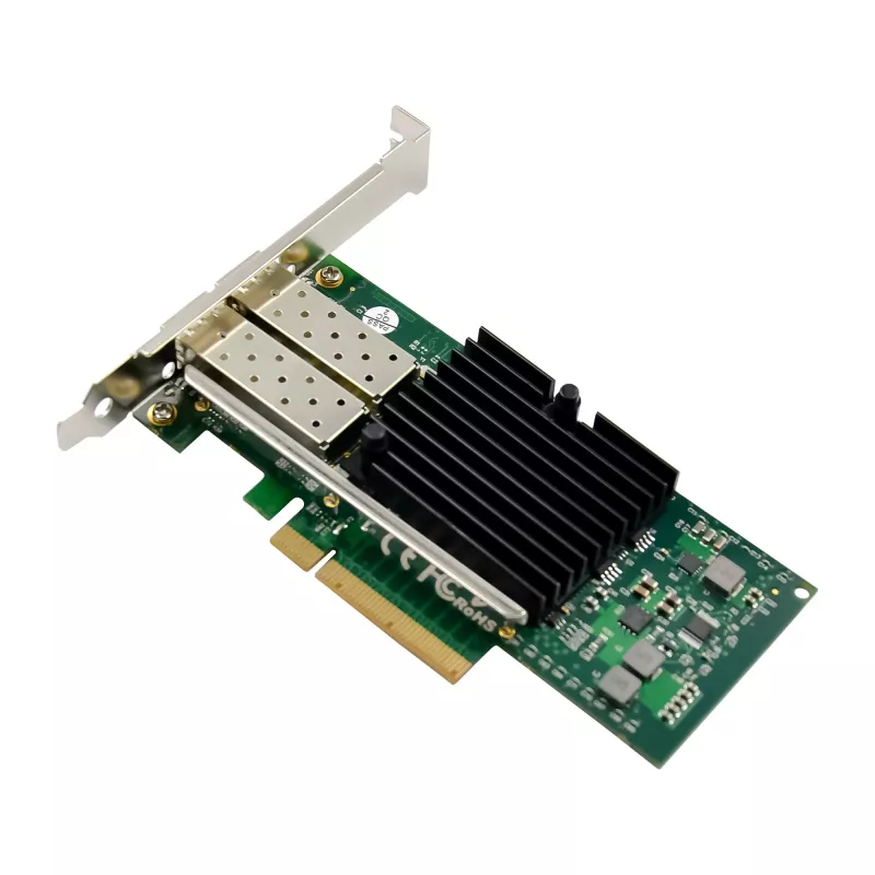 InLine Dual 10 Gigabit sieťová karta, 2x SFP+, PCIe x8, vrát. LP záslepky