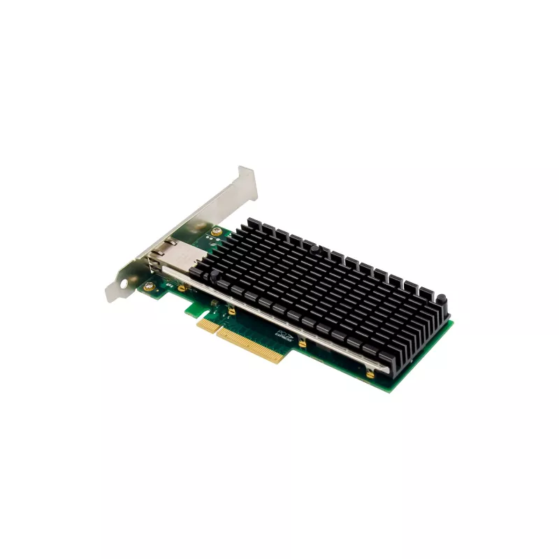 InLine 10-Gigabit sieťová karta, 1x RJ45 10Gb/s, PCIe x8, vrát. LP záslepky